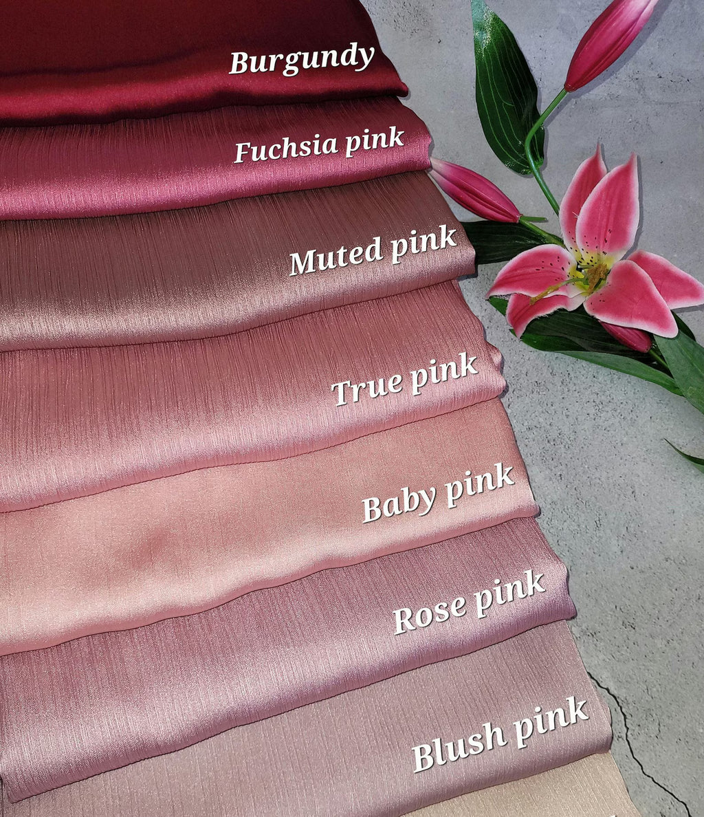 Crinkle Silk Hijabs