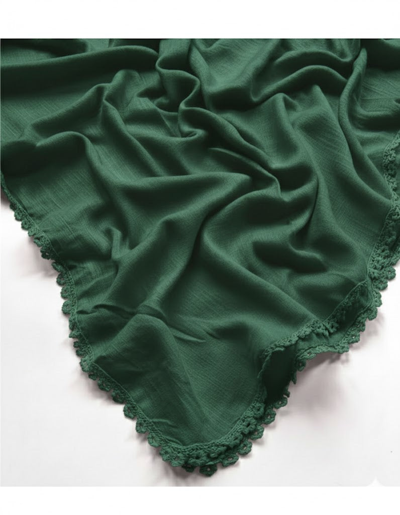 Lace Turkish Lawn Hijab