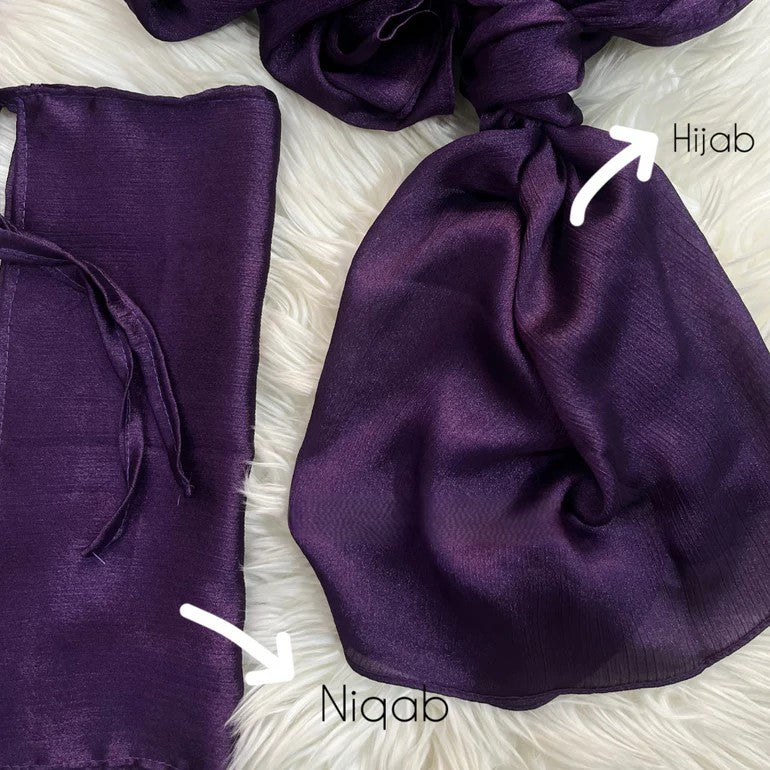 Crinkle Silk Hijab & Niqab