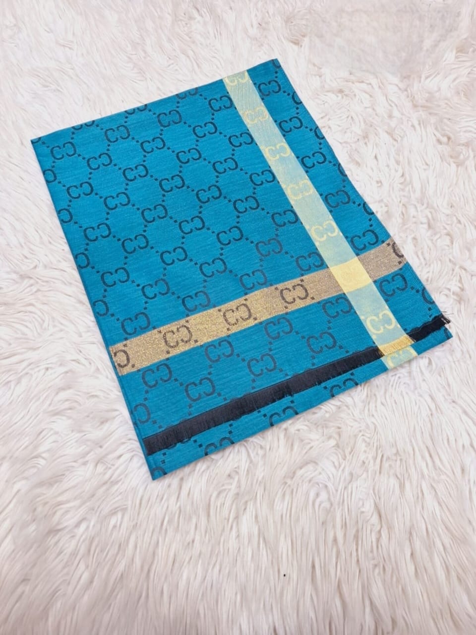 Jacquard Silk Scarf
