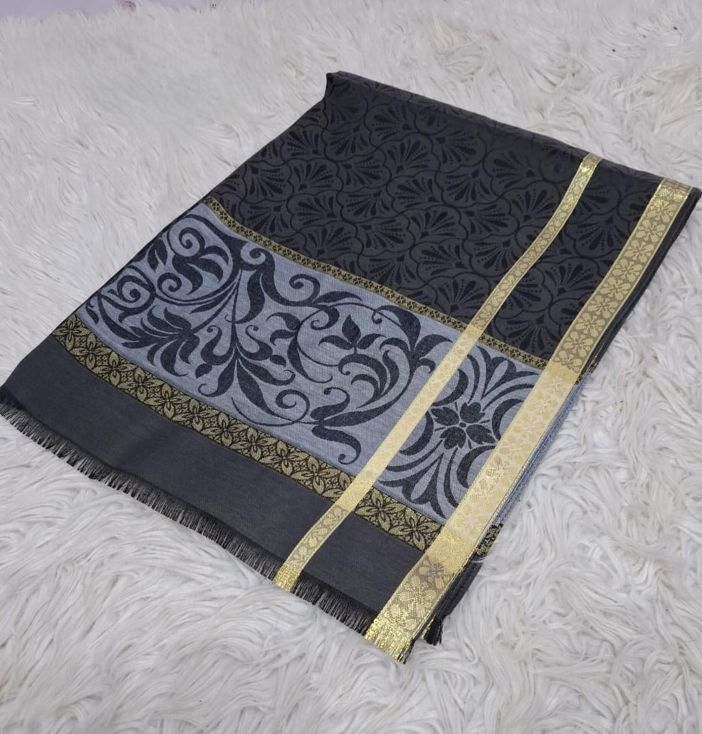 Jacquard Silk Scarf