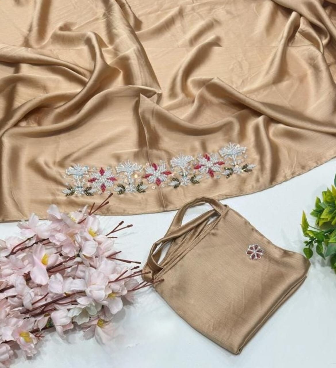 Niqab & Scarf Set – Cut Dana Hand Work