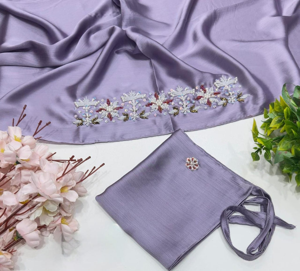 Niqab & Scarf Set – Cut Dana Hand Work