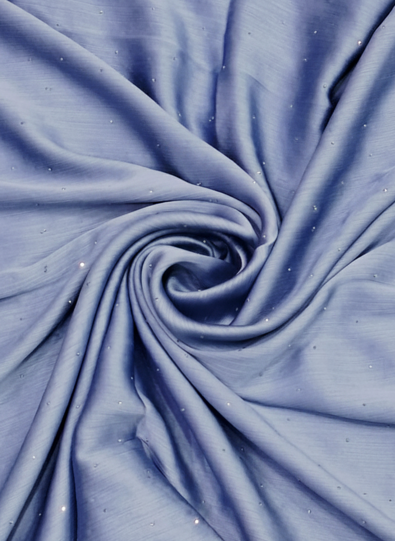 Diamond Stone Crinkle Silk Scarf