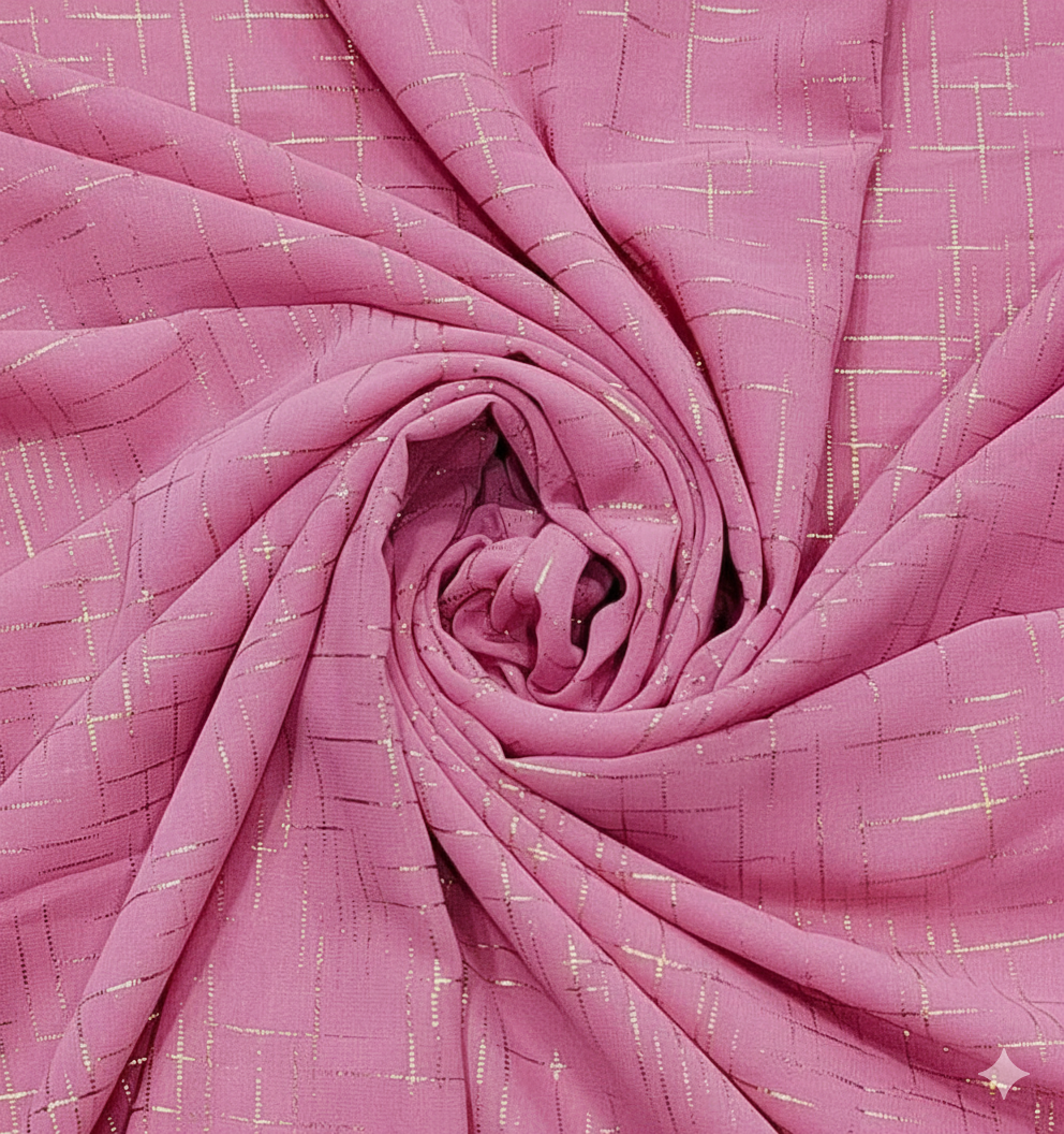 Georgette Foil Hijab