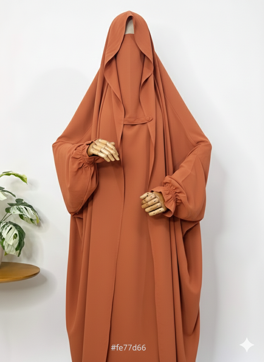 Salmon Saudi Jilbab