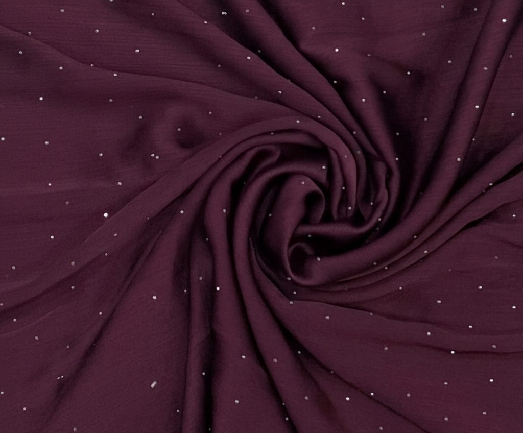 Diamond Stone Crinkle Silk Scarf