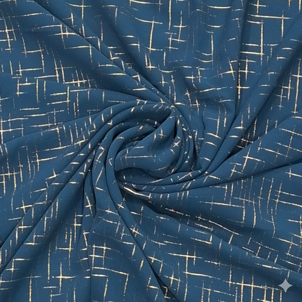 Georgette Foil Hijab