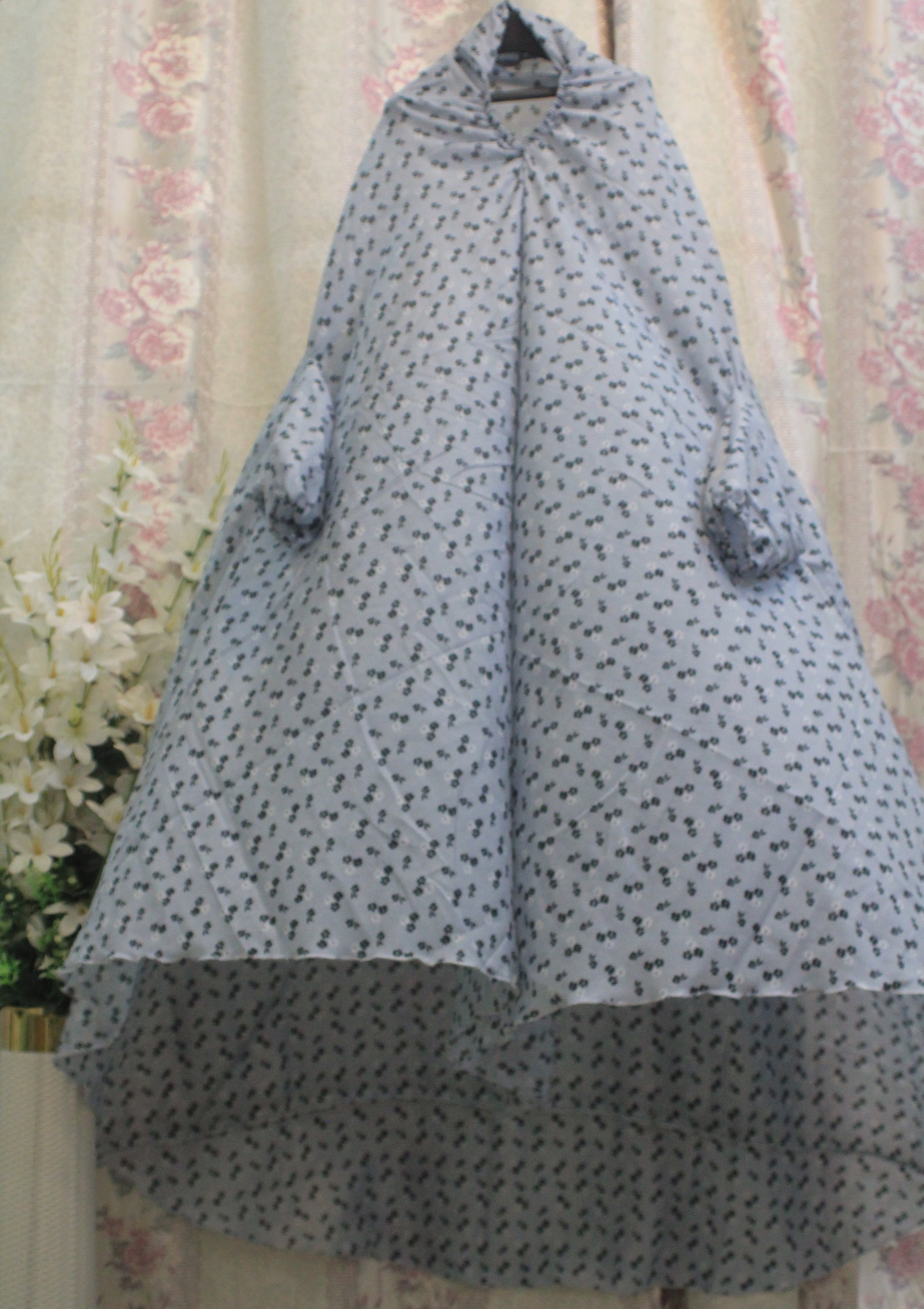 Blue Printed Namaz Chaddar