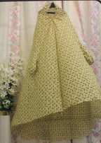 Yellow Printed Namaz Chaddar