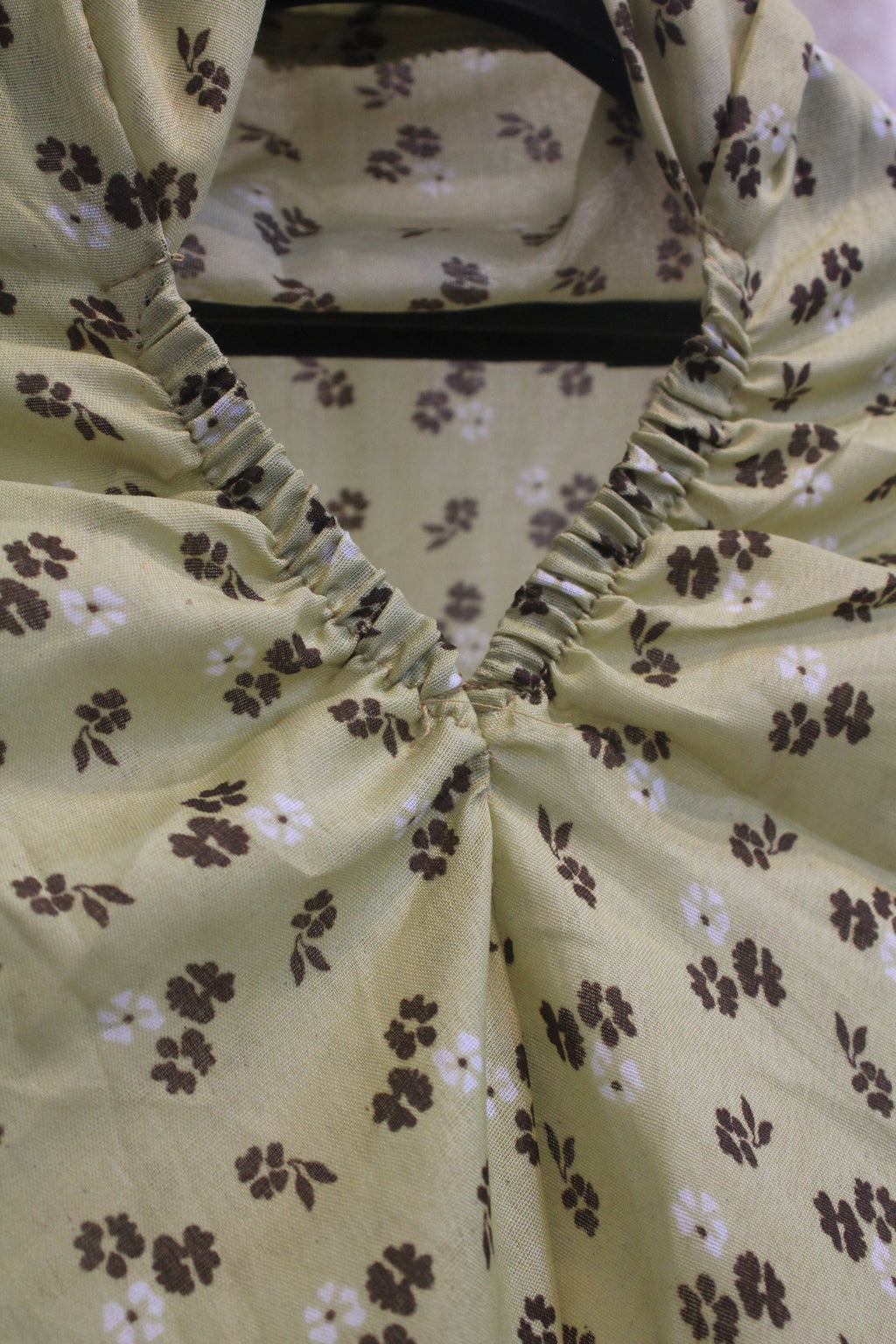 Yellow Printed Namaz Chaddar