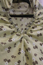 Yellow Printed Namaz Chaddar