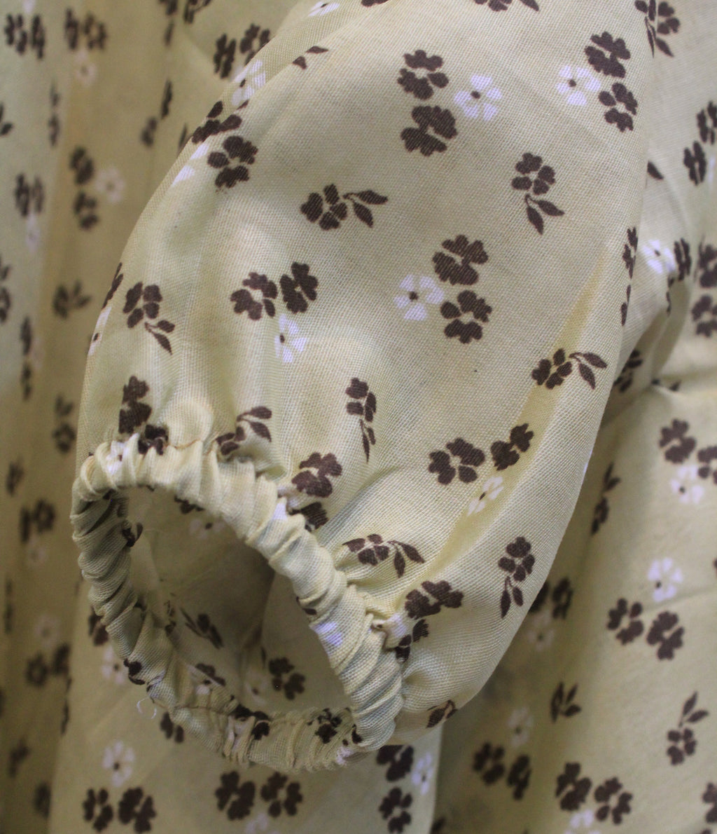 Yellow Printed Namaz Chaddar