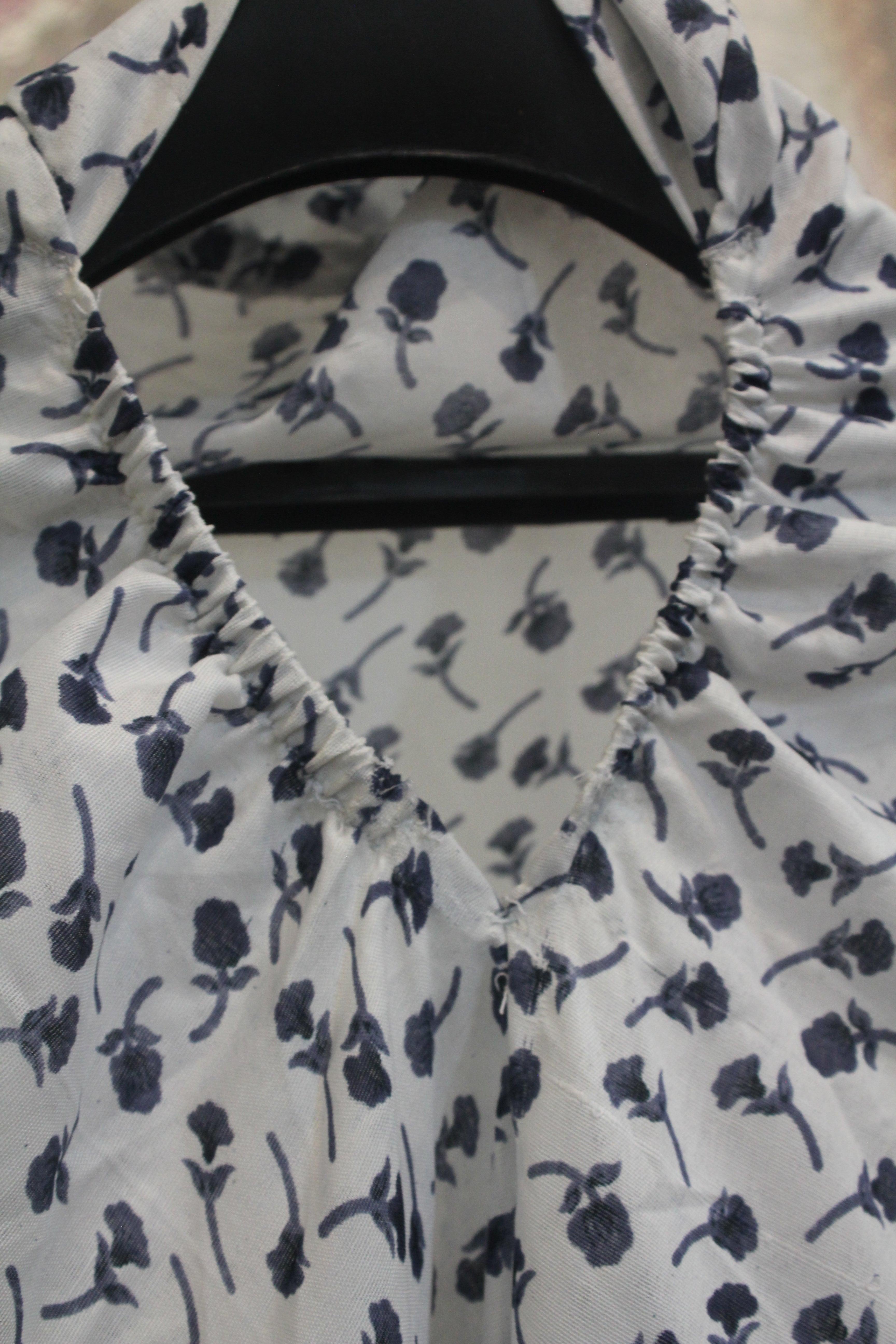 White Printed Namaz Chaddar