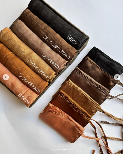 Crinkle Silk Hijab & Niqab