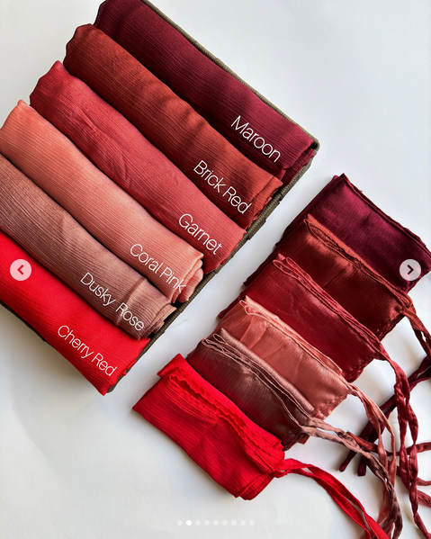 Crinkle Silk Hijab & Niqab