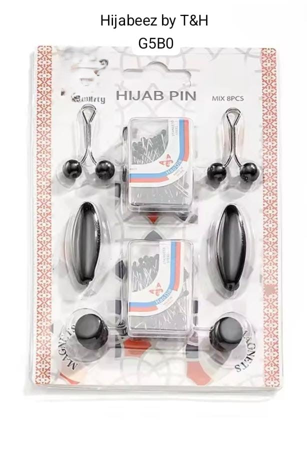 Hijab Pins Gift Box – 8 Pieces