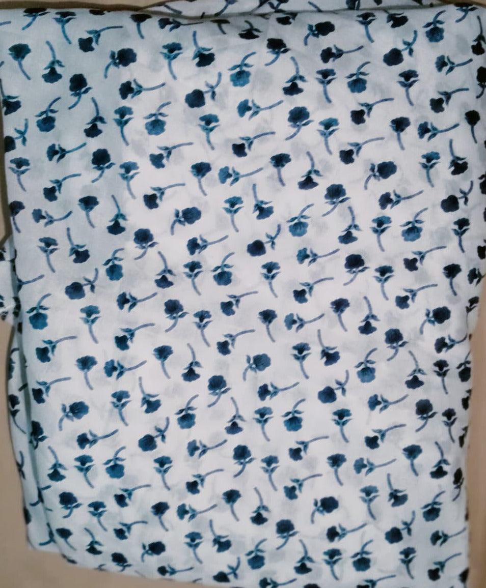 Blue Printed Namaz Chaddar