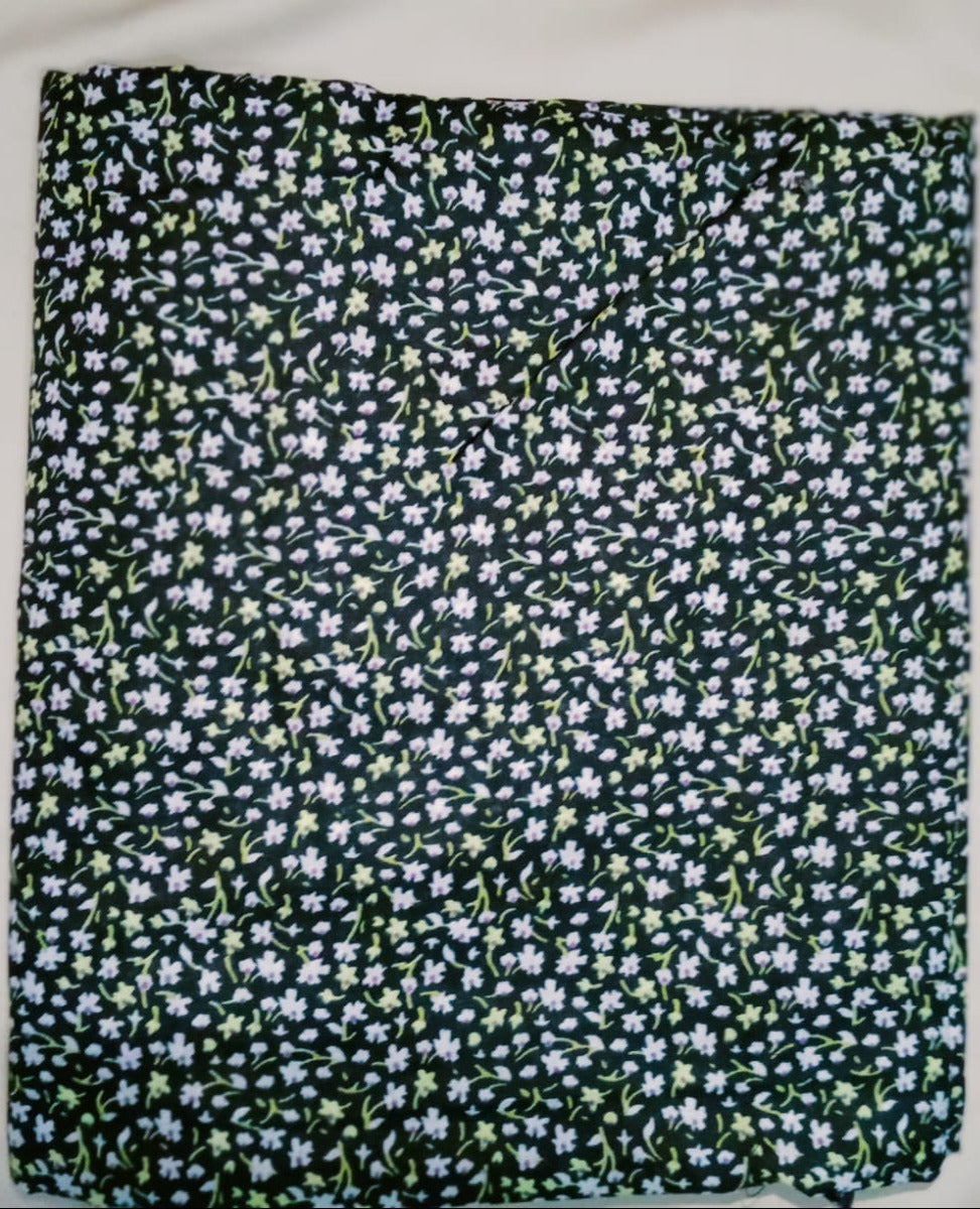 Black Printed Namaz Chaddar