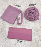 Georgette Hijab, Niqab, Cap set