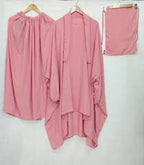 3-Piece Niqab Jilbab Skirt Set – Georgette (Thick Fabric)