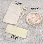 Georgette Hijab, Niqab, Cap set