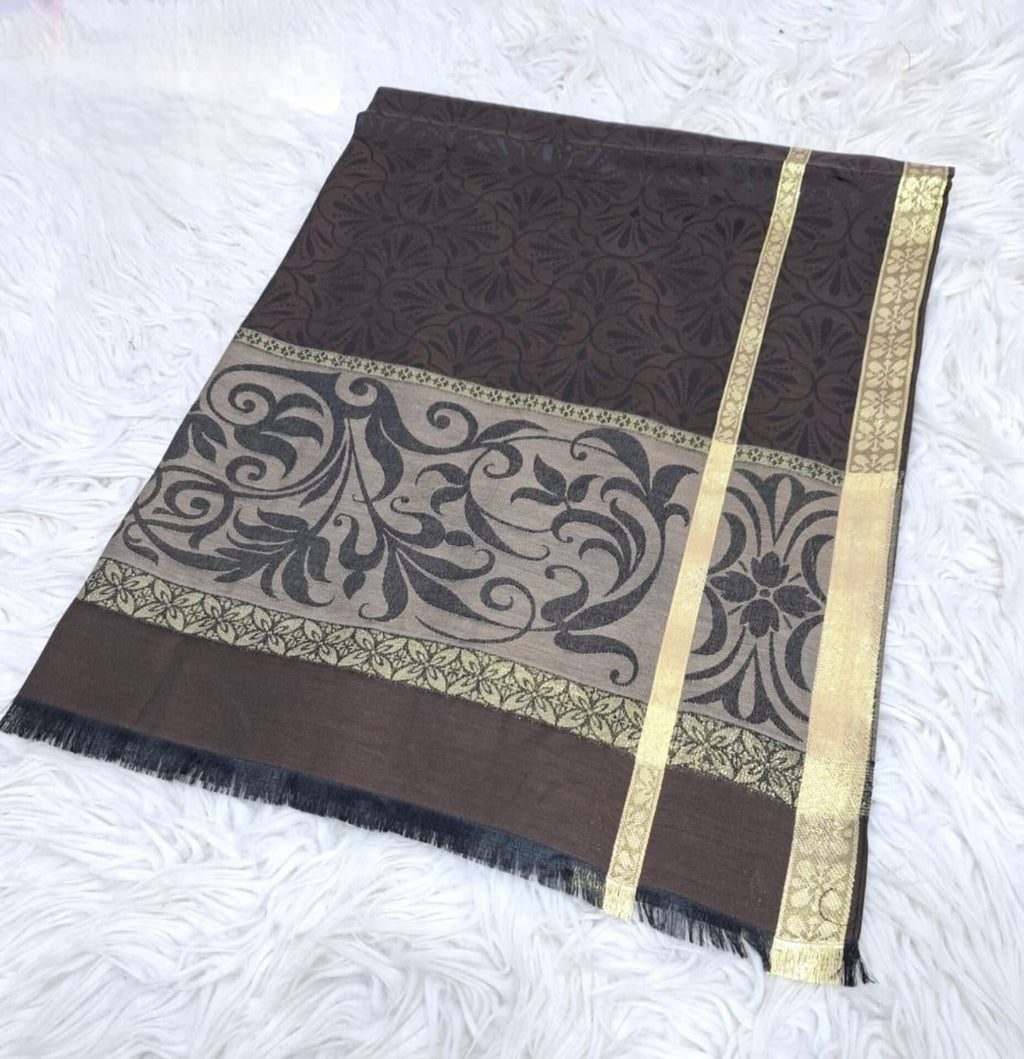 Jacquard Silk Scarf