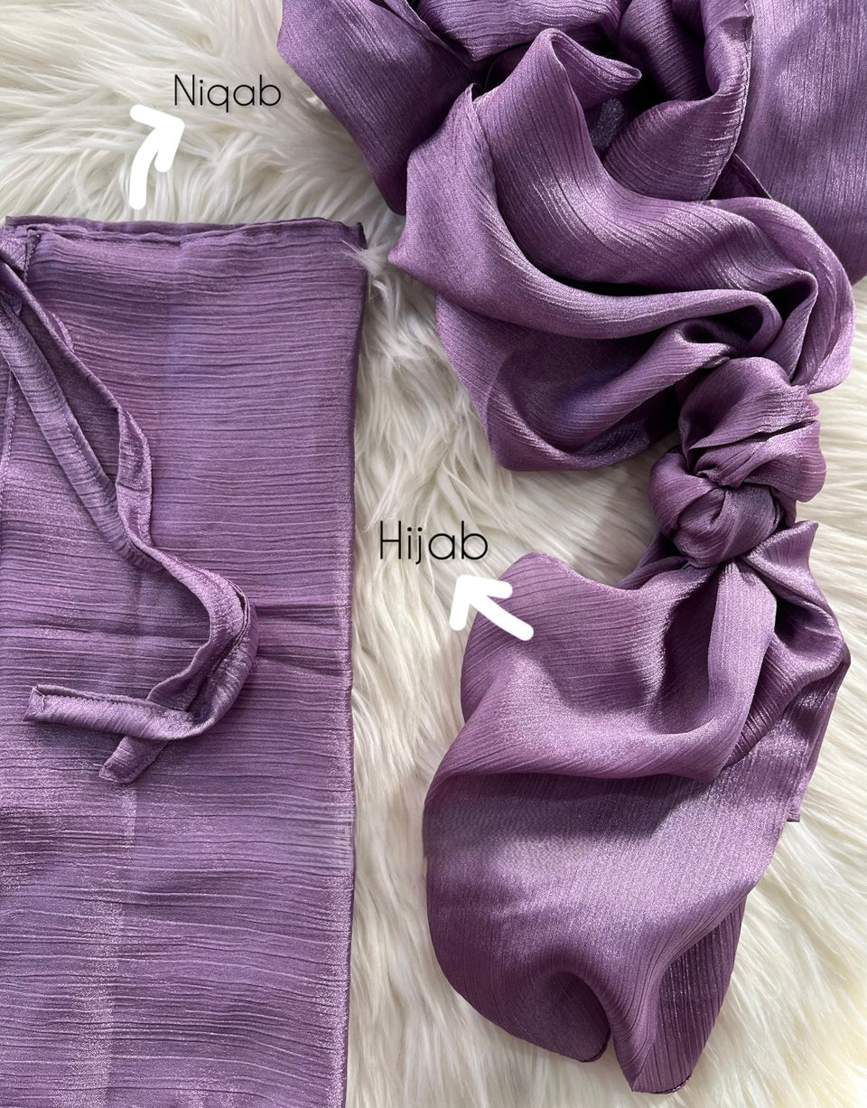 Crinkle Silk Hijab & Niqab