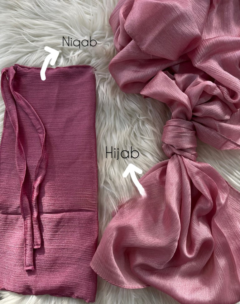 Crinkle Silk Hijab & Niqab