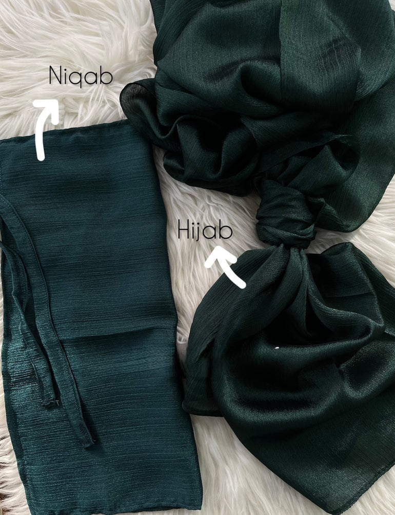 Crinkle Silk Hijab & Niqab