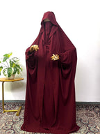 Maroon Saudi Jilbab