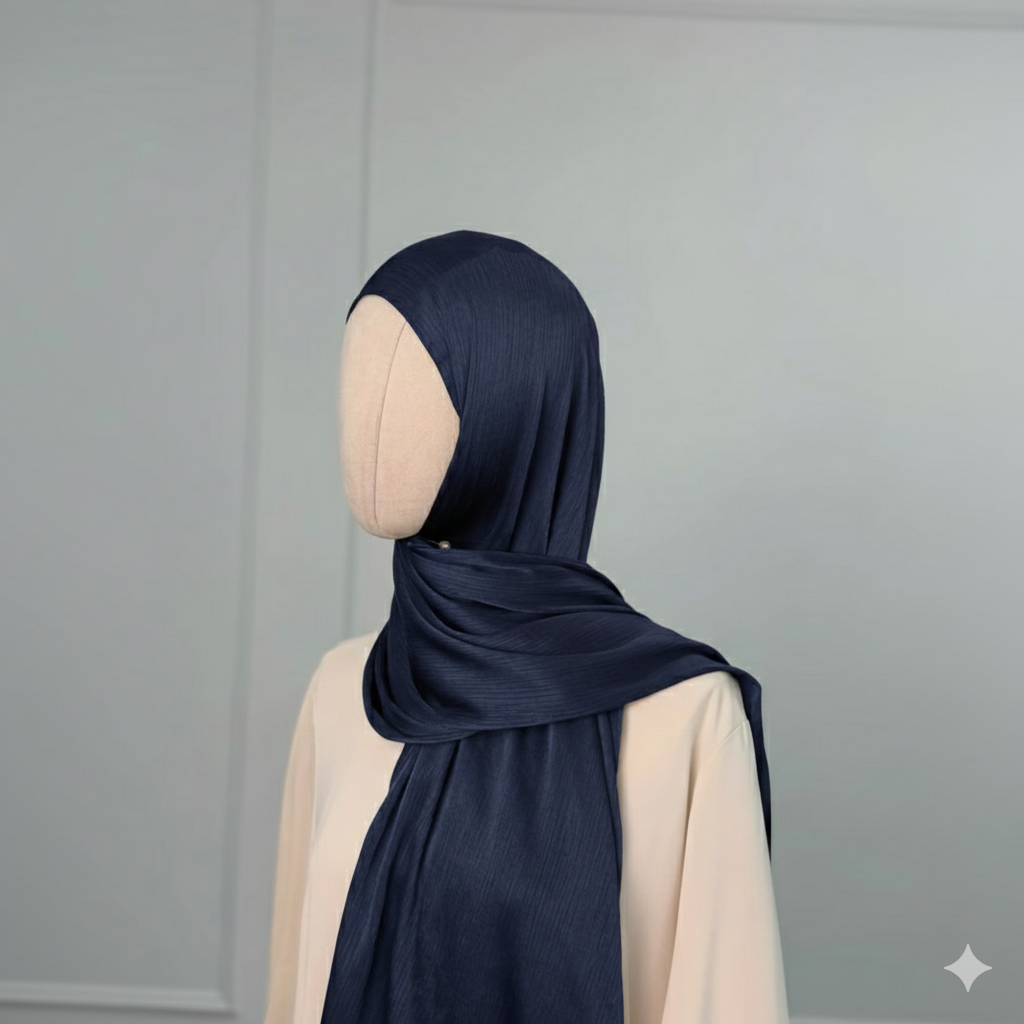 Crinkle Silk Hijabs