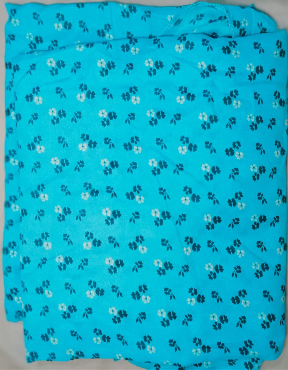 Sky Blue Printed Namaz Chaddar