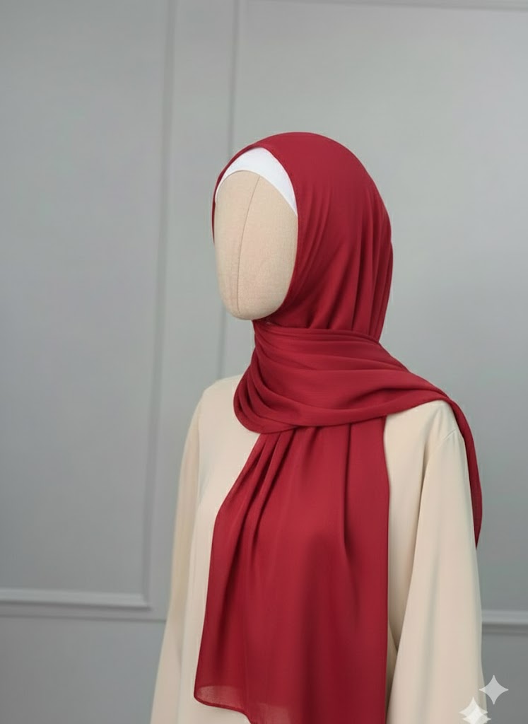 Crinkle Silk Hijabs