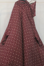 Maroon Printed Namaz Chaddar