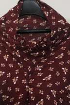 Maroon Printed Namaz Chaddar