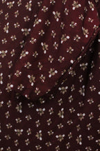 Maroon Printed Namaz Chaddar