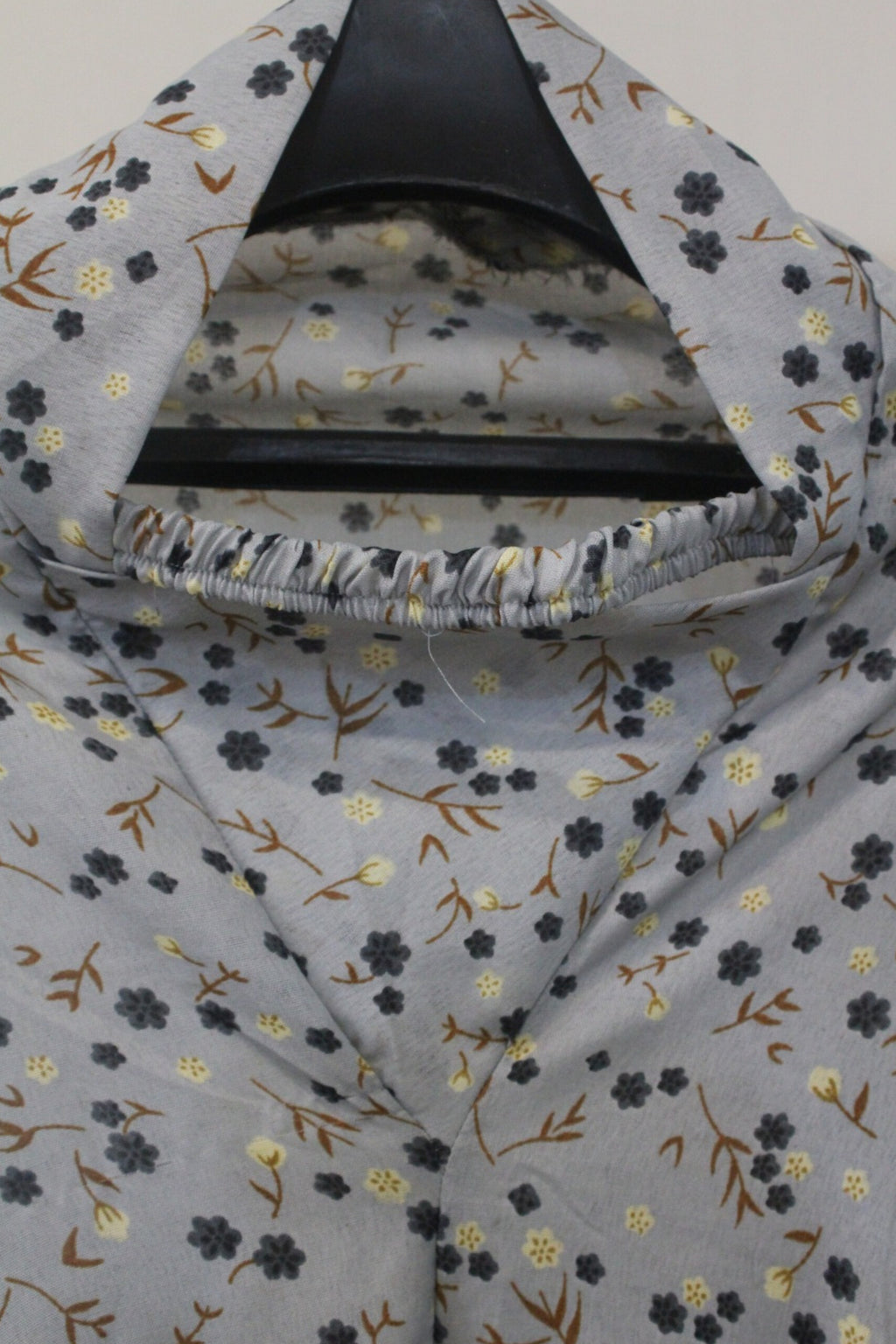 Grey Printed Namaz Chaddar