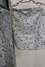 Grey Printed Namaz Chaddar