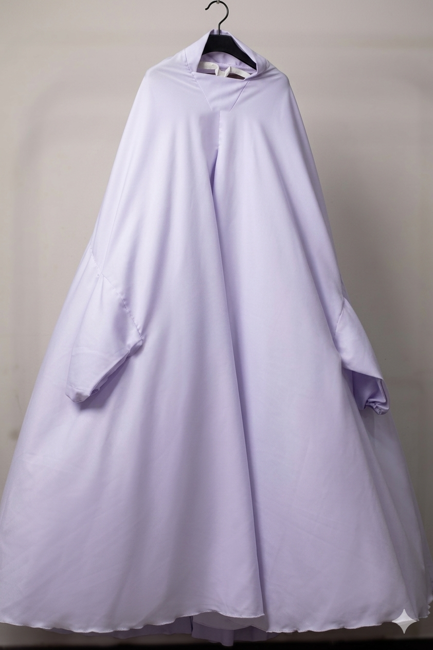 Umrah White Namaz Chaddars with Zip lock