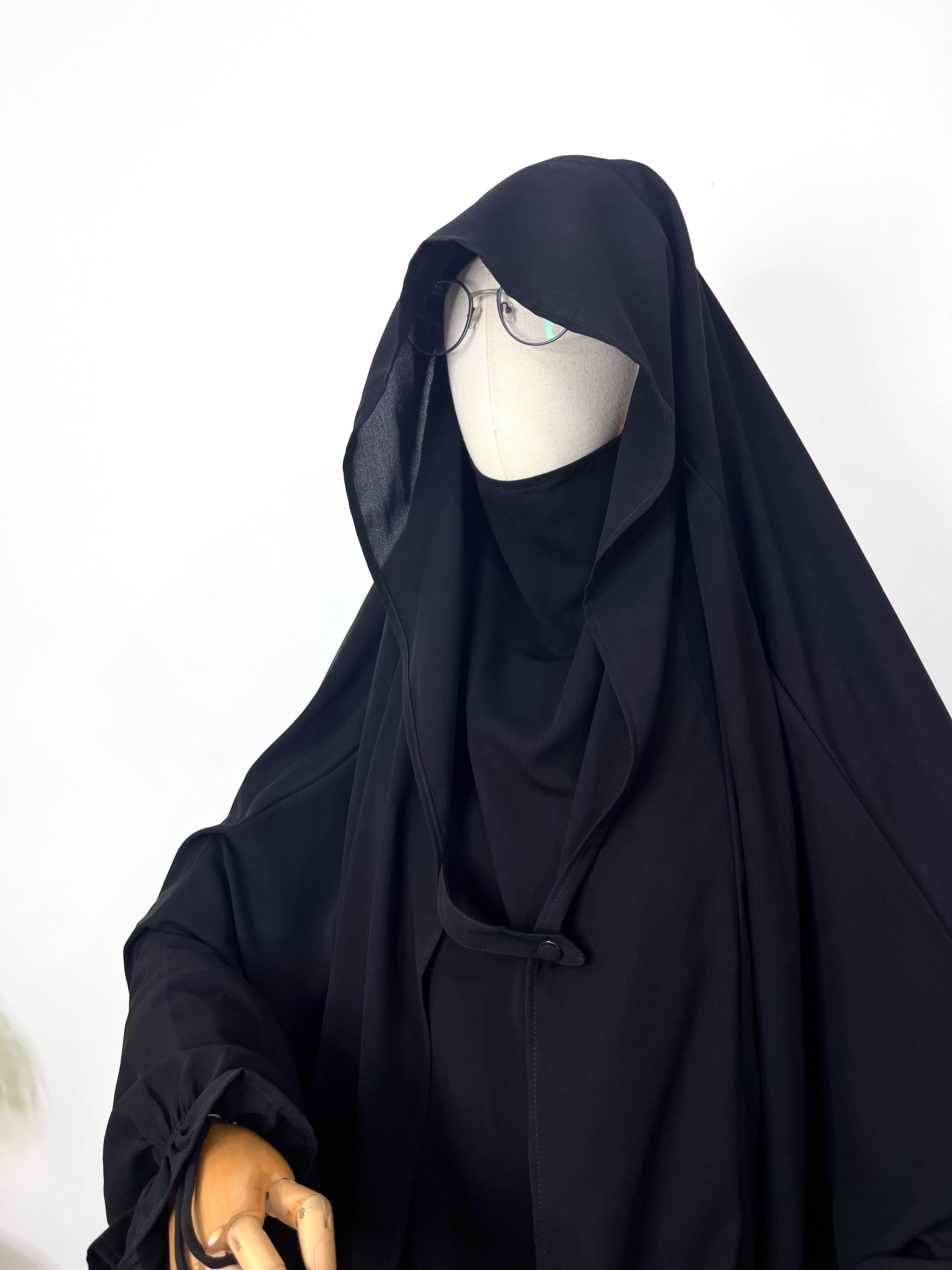 Navy Blue Saudi Jilbab