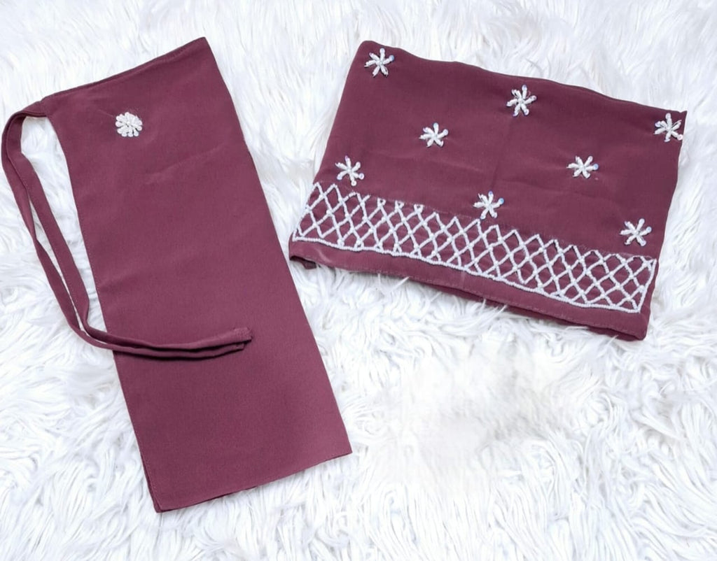 Niqab & Scarf Set – Cut Dana Hand Work