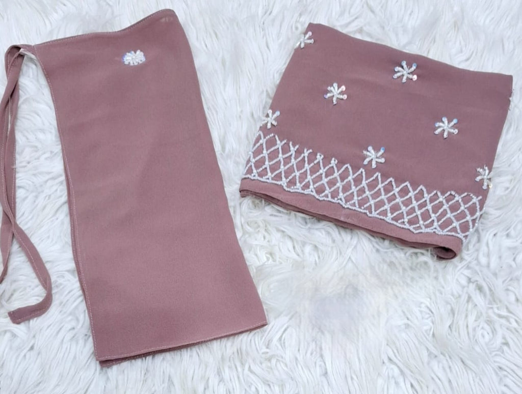 Niqab & Scarf Set – Cut Dana Hand Work
