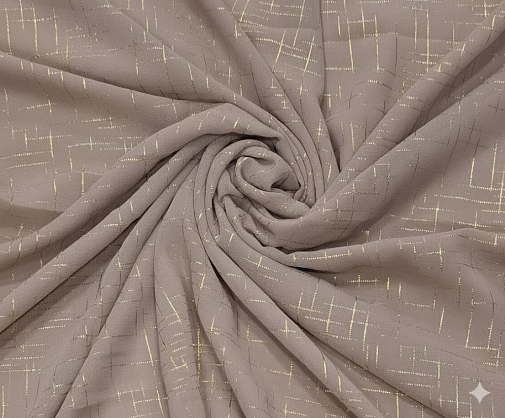 Georgette Foil Hijab