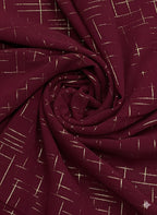 Georgette Foil Hijab