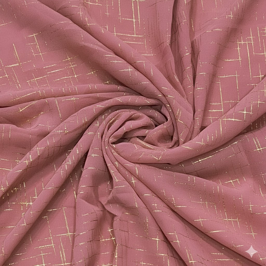 Georgette Foil Hijab