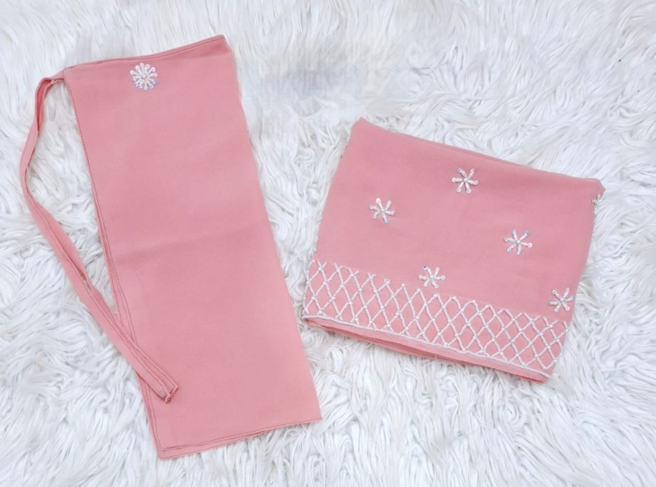 Niqab & Scarf Set – Cut Dana Hand Work